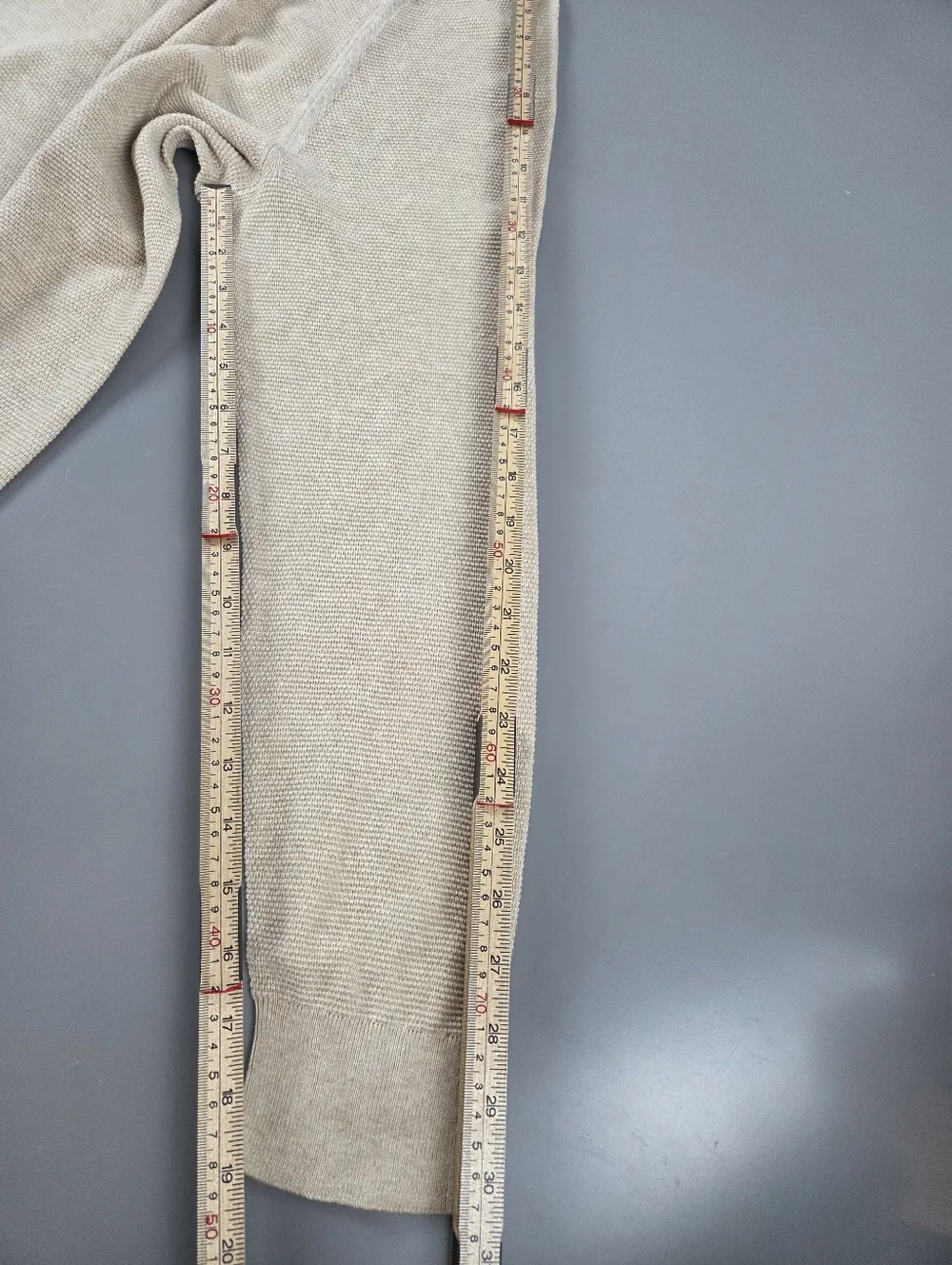 NWT J. Crew Men’s Cotton‎ seed-stitch crewneck sweater Large BEIGE